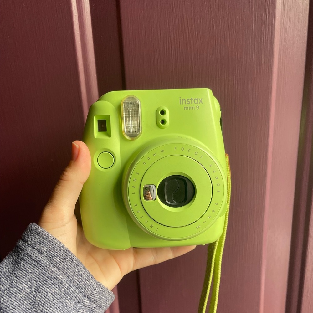 Lime/Apple Green Instax Mini Polaroid Camera